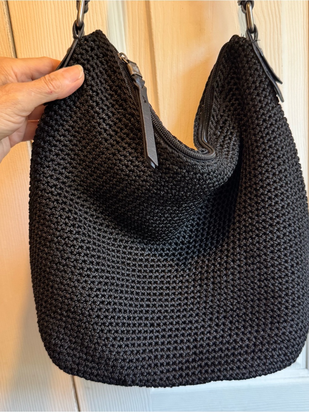 The Sak Black Woven Bag - NEW